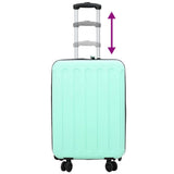 Suitcase Folding Mint green 43 x 27 x 66 cm ABS Plastic 42006251