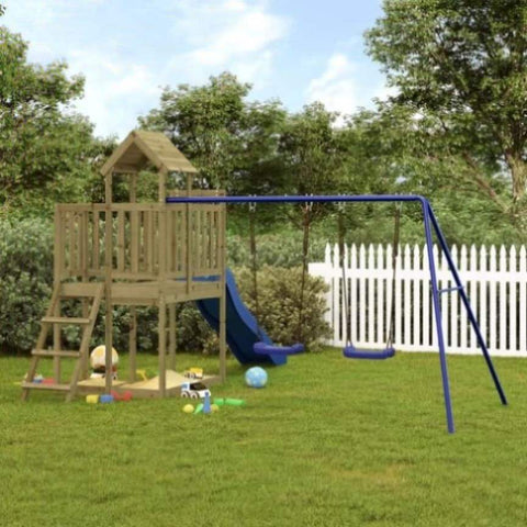 ZNTS Outdoor Playset Impregnated Wood Pine 3155845