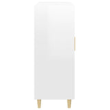 Sideboard High Gloss White 69.5x34x90 cm Engineered Wood 812120