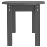 Coffee Table Grey 80x40x35 cm Solid Wood Pine 822349