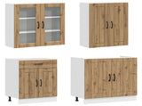 Kitchen Unit LUCCA 4 pcs Artisan Oak Engineered Wood 3438324
