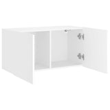 TV Cabinet Wall-mounted White 80x30x41 cm 836952