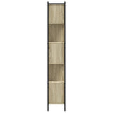 ZNTS Bookcase Sonoma Oak 102x28x172 cm Engineered Wood 3213658