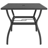 Dining Set Anthracite Grey Textilene and Powder-Coated Steel 3060282