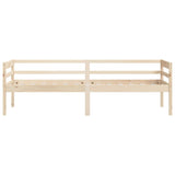 Bed Frame without Mattress Solid Pinewood 90x200 cm 322051