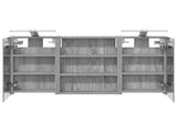 Bathroom Cabinet Set 3 pcs 100 x 10.5 x 50 cm Engineered wood 3403693