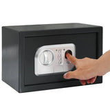 Digital Safe with Lock Dark grey 31 x 20 x 20 cm Steel 42011310
