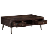 Coffee Table Solid Reclaimed Wood 100x60x35 cm 245918