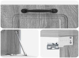 Wall-Mounted TV Cabinet Grey Sonoma 59.5 x 31 x 30 cm 899391