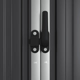 Tool Shed Anthracite Galvanised steel, metal Large Durable 316215