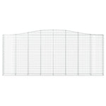 Arched Gabion Basket 400x30x160/180 cm Galvanised Iron 153408
