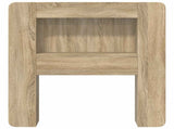 Headboard Cabinet with Storage Sonoma Oak Engineered Wood 8001248