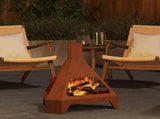 Fire Bowl Rusty 50 x 43 x 52 cm Weathering Steel 858951