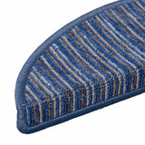 Self-adhesive Stair Mats 15 pcs Blue 56 x 17 x 3 cm 42011442