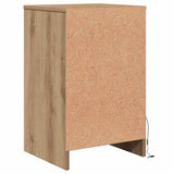 LED Bedside Cabinet Artisan oak 38 x 34 x 61 cm Engineered wood 874145