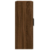 Wall Mounted Cabinets 2 pcs Brown Oak Engineered Wood 3198048