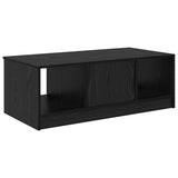 Coffee Table Black Oak 102 x 50 x 36cm Engineered Wood 880521