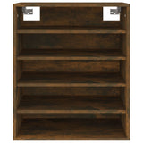 ZNTS Shoe Cabinet Smoked Oak 60x35x70 cm Engineered Wood 816014