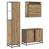 Bathroom Furniture Set 3 pcs Artisan Oak Engineered Wood 3402570