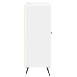 Sideboard High Gloss White 66 x 34.5 x 90 cm Engineered Wood 895549