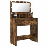 Bedroom Dressing Tables Smoked Oak 80 x 39.6 x 135 cm 888972