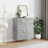 Sideboard Concrete Grey 69.5x34x90 cm Engineered Wood 827960