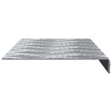 Stair Tread 10 pcs Silver 60 x 18 x 2.5 cm Aluminium 4104233