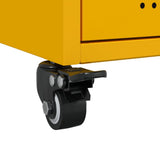 Sideboard Mustard Yellow 36x39x72 cm Steel 846677