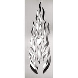 Solar LED Pathway Light 2 pcs Silver Stainless Steel 879804