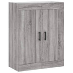 Wall Mounted Cabinets 2 pcs Grey Sonoma Engineered Wood 3198031