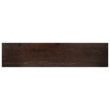 Stair Treads 2 pcs 120 x 25 x 2 cm Dark Brown Solid Beech Wood 3446165