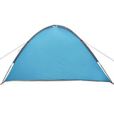 Dome Tent 4-Person 308 x 268 x 130 cm Waterproof Blue Taffeta 42001009