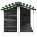 Dog Kennel Grey 96x87x80,5 cm Solid Wood Pine 172265