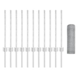 Welded Wire Fence 25 x 0.6 m Hot-Dip Galvanised Steel 3336991