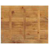 Table Top 100x80x2.5 cm Rectangular Solid Wood Mango 371612