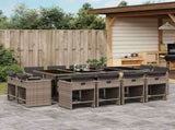 Garden Dining Set Grey, Dark Grey, Black 3211220