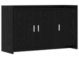 Sideboard Black Oak 98.5 x 33 x 80 cm Engineered Wood 8011124