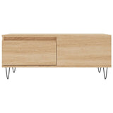 Coffee Table Sonoma Oak 90x50x36.5 cm Engineered Wood 830807