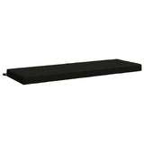 2-Piece Bench Cushions SOEST 2 pcs 100% Polyester Black 950313