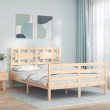 Bed Frame without Mattress Small Double Solid Wood 3194411