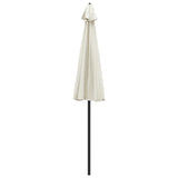 Garden Parasol with Aluminium Pole 270 cm Sand White 47305