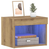 TV Cabinet Set with LED 2 pcs Artisan Oak 40 x 30 x 30 cm 863101