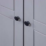 Wardrobe Grey 80x50x171.5 cm Solid Pine Panama Range 282665