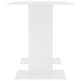 Dining Table White 110x60x75 cm Engineered Wood 800243