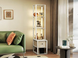 Bathroom Storage Cabinet-White 37449833