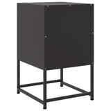 Bedside Cabinets 2 pcs Black 36x39x60.5 cm Steel 846447