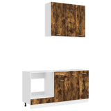 Kitchen Unit LYON 5 pcs Smoked Oak Engineered Wood 3438223
