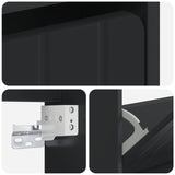 Wall-Mounted Shoe Cabinet ZWOLLE 71 x 17 x 43 cm Black 896406