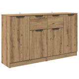 Sideboards 2 pcs Artisan Oak 60 x 30 x 70 cm Engineered Wood 3415583