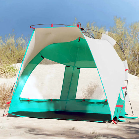 ZNTS Beach Tent 2-Person Sea Green Quick Release Waterproof 4005291